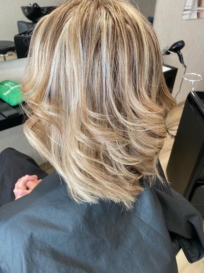 Balayage van donker naar blond